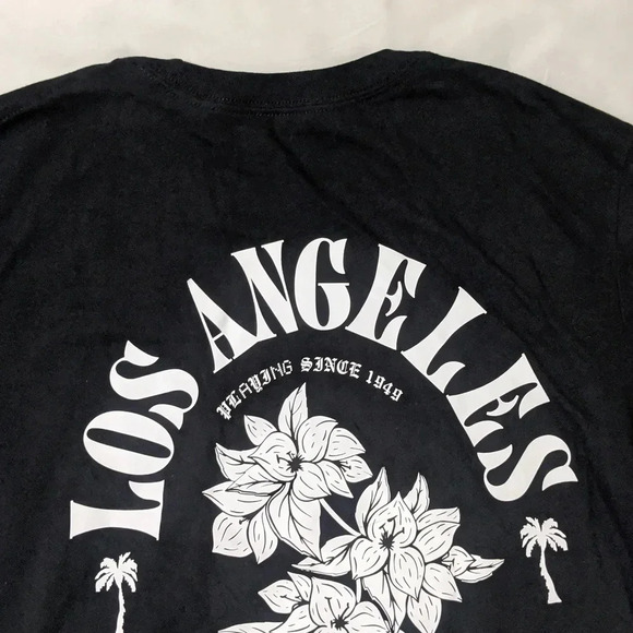 NWT Adidas Los Angeles Sun And Sport Graphic Tee, Color Black/White Size L - Picture 10 of 13